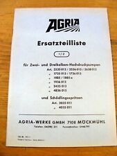 Agria hochdruckpumpe ersatztei gebraucht kaufen  Dobel
