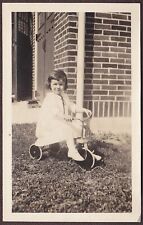Frances Augusta Walker, Niña en Triciclo Foto 1926 - Newton/Hingham, MA, usado segunda mano  Embacar hacia Argentina