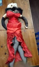 Boneca vintage senhora com roupa noturna acontecimentos em boutiques grande 44" comprar usado  Enviando para Brazil