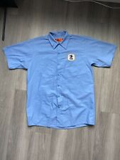 Camisa de trabalho anti-social clube social correio dos EUA azul claro SS20 grande ASSC rara HTF comprar usado  Enviando para Brazil