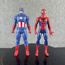 Figura básica Marvel Avengers Spiderman Capitán América 5,5 pulgadas 2015 Hasbro segunda mano  Embacar hacia Argentina
