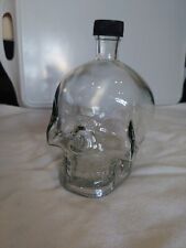 Skull glass bottle for sale  FROME