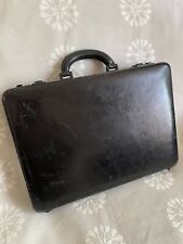 Vintage Tumi Leather Briefcase Hard Shell Black Attaché Bag for sale  Mapleton