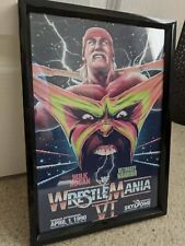 Wwf wrestlemania poster for sale  BRIERLEY HILL