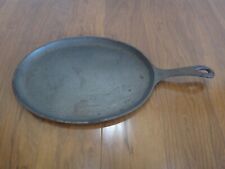 Lodge Large Cast Iron Griddle Oval Skillet 13" JOS2 for sale  Shipping to South Africa