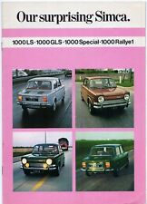 Simca 1000 1972 for sale  UK