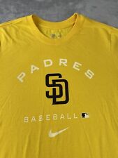 Camiseta Nike San Diego Padres Para Hombre Grande MLB Dri-Fit Amarillo Logo Poli Algodón segunda mano  Embacar hacia Argentina