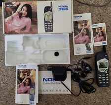 Vintage Nokia 5165 - niebieski telefon komórkowy z pudełkiem i instrukcjami na sprzedaż  Wysyłka do Poland