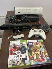 Used, Microsoft XBOX 360 60GB  Console With Kinect, Controller and 2 Games + WiFi for sale  Shipping to South Africa