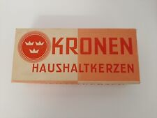 Karton kronen haushaltskerzen gebraucht kaufen  Hamburg