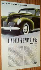 1938 lincoln zephyr for sale  Hartland