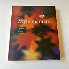 Manual de estilo para autores, editores e impresores sexta edición 2005 sexto libro de bolsillo segunda mano  Embacar hacia Argentina