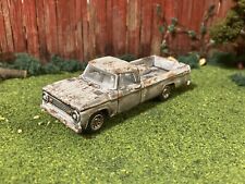 Usado, Camioneta Dodge D-100 1966 oxidada personalizada 1/64 diecast Barn Find D100 segunda mano  Embacar hacia Argentina