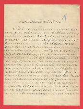 Ax33 manuscrit autographe d'occasion  Bordeaux-