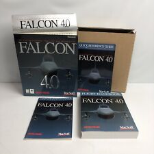 Falcon 4.0 - Mac Macintosh (Microprose MacSoft) caixa grande, manuais e guias APENAS comprar usado  Enviando para Brazil