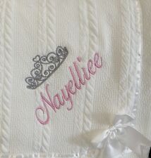 Personalised embroidered delux for sale  UK