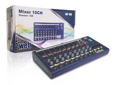 Mixer Audio Passivo 10 canali MP3 USB Effetto Echo Delay + Equalizzatore usato  Atripalda