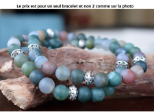 Bracelet perles agate d'occasion  Bordeaux-