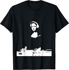 Nova Camiseta Limitada Engraçada EDM Techno Rave Música Presente Mona Lisa DJ Arte comprar usado  Enviando para Brazil