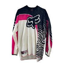 2003 Vintage James Stewart Bubba Fox Racing Motocross Jersey Estampa Zebra Grande comprar usado  Enviando para Brazil