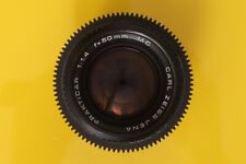 Używany, Vintage lens Carl Zeiss Prakticar  1.4 50mm Canon EF mount  infiniti cinemoded na sprzedaż  PL