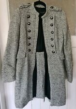 Abrigo de mezcla de lana para mujer Zara Basic talla S, usado segunda mano  Embacar hacia Argentina