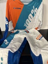 One Hundred Percent 100% Adult Size 30 White R Core DH MTB Bike Pants M Shirt for sale  Shipping to South Africa