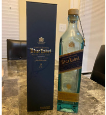 Usado, Botella azul Johnnie Walker con caja segunda mano  Embacar hacia Argentina