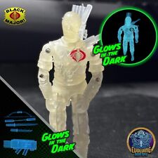 Major Preto Personalizado Gi Joe Cobra Storm Shadow Brilha No Escuro Gid Azul comprar usado  Enviando para Brazil