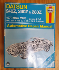 Datsun manual 240z for sale  SALFORD