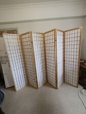 wooden screen room divider for sale  NEW MALDEN