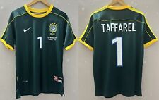 Camiseta Brasil Rеtro 1998 #1 TAFFAREL Portero Mundial segunda mano  Embacar hacia Argentina