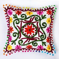Usado, Capa de travesseiro mexicana bordada à mão Oaxaca decorativa hippie fronha comprar usado  Enviando para Brazil