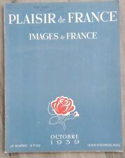 Magazine plaisir 1939 d'occasion  Nantes