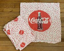 Cubierta edredón vintage 1986 de Coca-Cola y funda de almohada coleccionables de Coca-Cola segunda mano  Embacar hacia Argentina