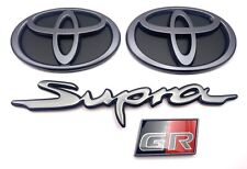 Used, SATIN GUNMETAL ~SUPRA~ Emblem Badge Conversion Kit a90 / a91 MK5 2020-2024 for sale  Shipping to South Africa