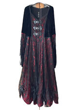 Mittelalterkleid schwarz rot gebraucht kaufen  Glücksburg