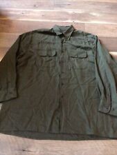 Camisa masculina Johnston & Murphy XL importada lã Lyocell verde botão gola baixa comprar usado  Enviando para Brazil