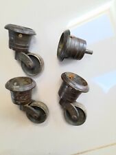 Brass vintage casters for sale  FOLKESTONE