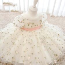 Used, Toddler Girls Baby Dress Floral Princess Party Wedding Tulle Tutu Dress Pageant for sale  Shipping to South Africa