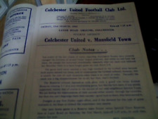 Colchester united mansfield for sale  TORQUAY