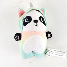 Brinquedo de pelúcia panda sem marca bicho de pelúcia unicórnio pijama roupa tie dye menina, usado comprar usado  Enviando para Brazil