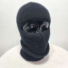 Máscara de esqui Wigwam feita nos EUA malha preta balaclava inverno chapéu um furo comprar usado  Enviando para Brazil