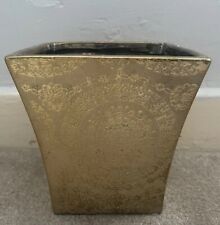Gold Embossed Ceramic Planter Pot - Garden/Indoor Plant Pot - 5.5" (H) for sale  Shipping to South Africa