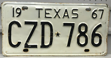 1967 texas license for sale  De Witt