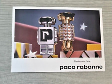 Usado, Cartão postal promocional Paco Rabanne Phantom and Fame Eau de Parfum perfume Eau de Parfum Eau de Parfum comprar usado  Enviando para Brazil