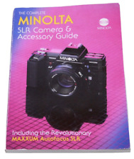 Libro de bolsillo completo para cámara réflex y guía de accesorios Minolta de lente única segunda mano  Embacar hacia Argentina