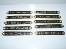 Lot plaque funéraire d'occasion  Freyming-Merlebach