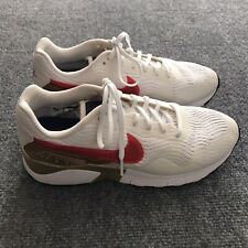 Tênis de corrida Nike Air Pegasus feminino 8,5 branco vermelho dourado, usado comprar usado  Enviando para Brazil