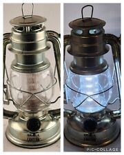 Lanterna antiga Brooklyn luz LED alimentada por bateria regulável parece estilo querosene comprar usado  Enviando para Brazil